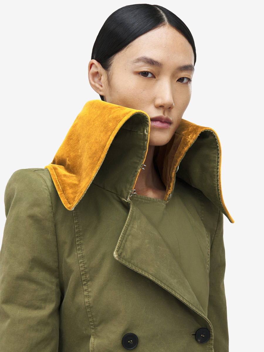 ALEXANDER MCQUEEN - Tailored Trench Jacket - Item 828953QZAOH3009